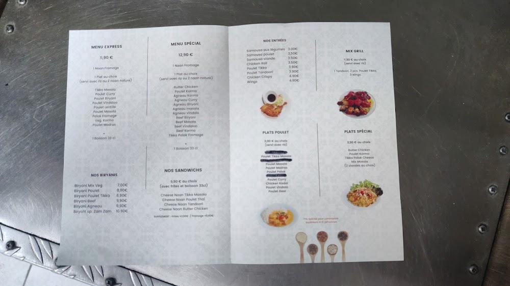 Zam Zam restaurant indian(certifiee achahada) - Menu Image 4